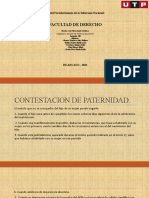 Contestacion de Paternidad