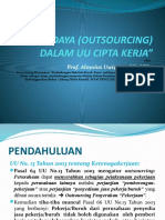 Outsourcing Dalam Cipta Kerja