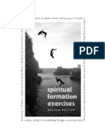 Spiritual Formation Exercises (Pamphlet) - A4