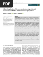 Clinical Application of The New Classification of PD