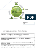 Life Cycle Analysis