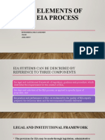 Key Elements of The EIA Process