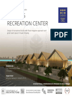 Tamiang Recreation Center: Final Architectural Design Studio