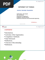 Internship PPT Template