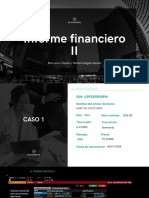 Presentación de Finanzas Informe Finanzas Patrones Abstractos Minimalista Negro Blanco y Verde Azulado
