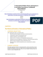 International Politics Power and Purpose in Global Affairs 3rd Edition Paul DAnieri 113360210X Solution Manual