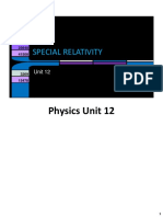 Physics 12-Special Relativity (2016)