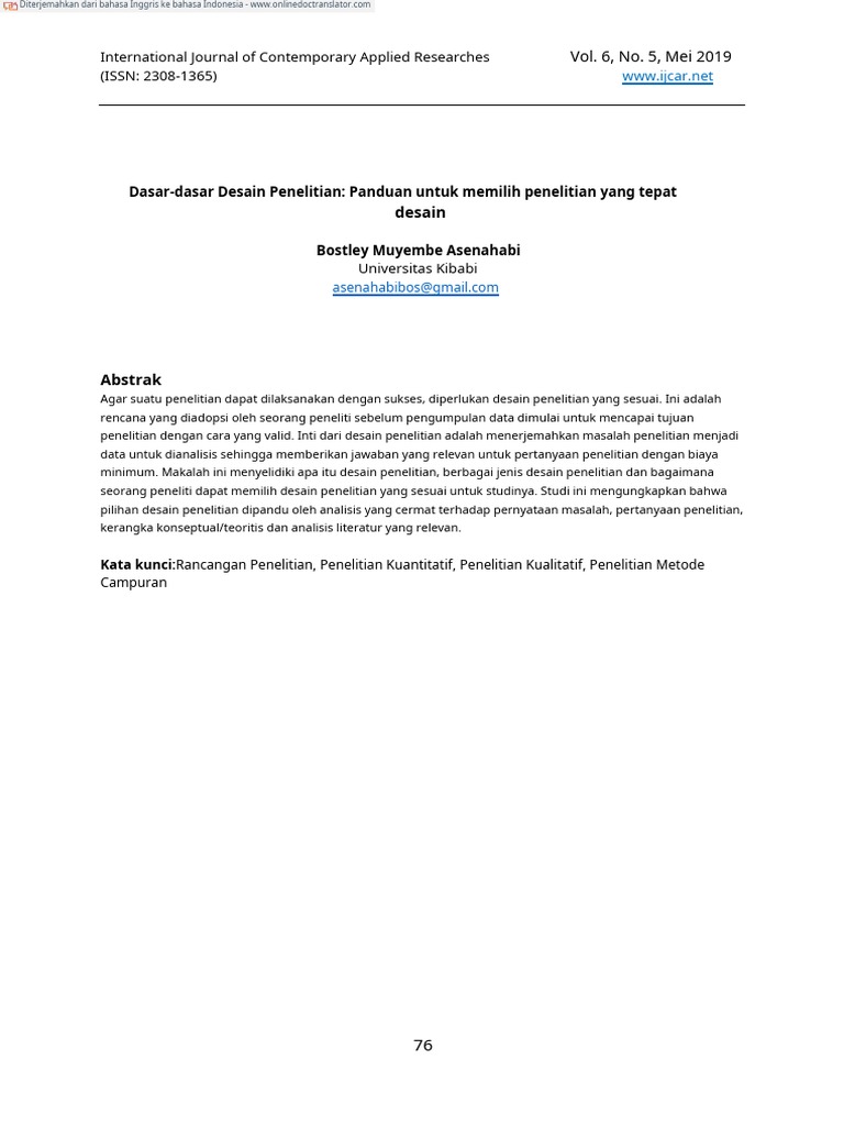 Basics Of Research Design A Guide To Selecting Appropriate Research