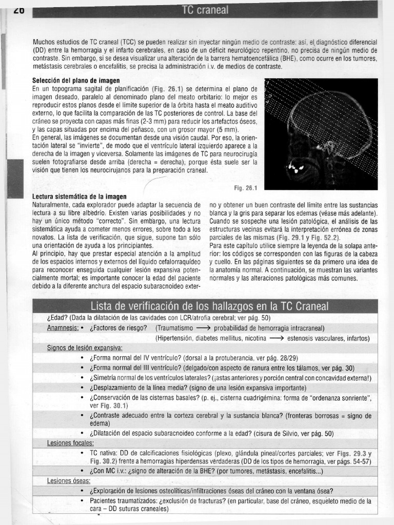 TC Craneal: Diagnóstico y Lectura Efectiva | PDF | Lesión cerebral ...