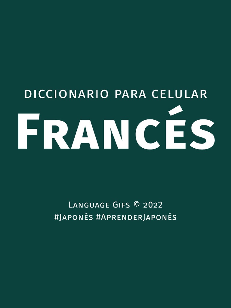 Diccionario Francés | PDF, image size:768x1024