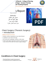 Chest Surgery Report