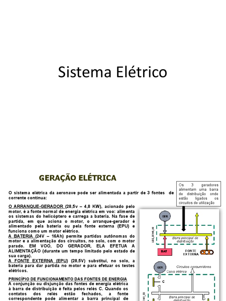 Esquema de Ligação do Gerador Elétrico | PDF | Relé | Eletricidade