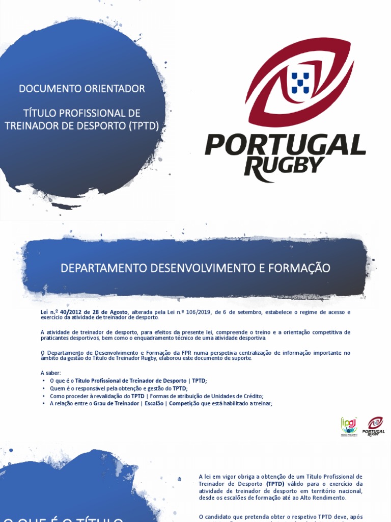 Orientações para Título de Treinador Desportivo | PDF | Diploma ...