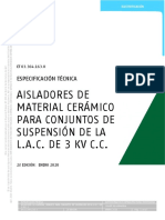 ET 03.364.163.0 2 Ed Aisladores de Material Cerámico Conj de Susp