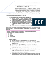 El Proceso de Envejecimiento y Los Cambios Biológicos