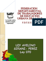 1.-Ley 070 Siñani - Perez