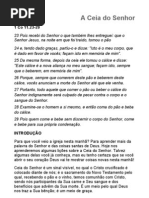 A Ceia Do Senhor