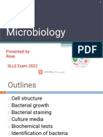 Microbiology: Presented By: Rose SLLE Exam 2022