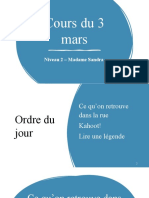 Cours 3 Mars