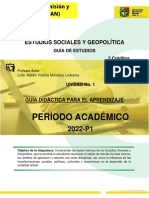 Estudios Sociales y Geopolitica