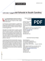 Dental Hygienist Schools in South Carolina