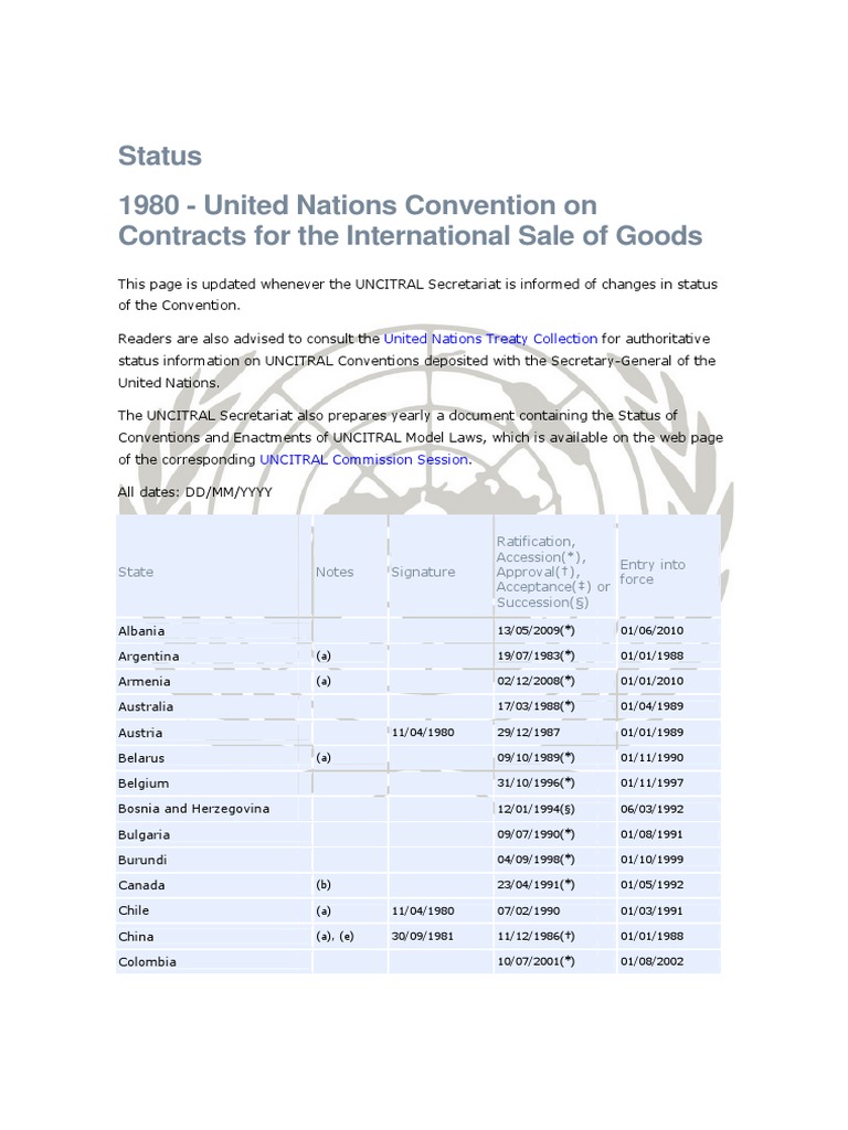 United Nations Treaty Collection United Nations Treaty Collection PDF