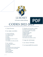 Codes FR 2022 2023