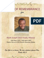Waidi - Book of Remembrance..