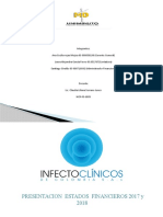 Presentacion Estados Financieros 2018 Ips Infectoclinicos