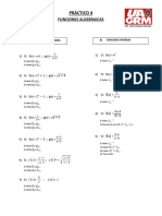 PRACTICO 4 FUNCIONES ALGEBRAICAS Adam Mendoza Mercado