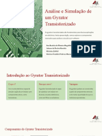 Analise e Simulacao de Um Gyrator Transistorizado 2