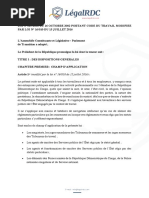 Code du Travail en RDC 2024 | PDF | Loi | Business