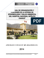 Mof -Oficina de Epidemiologia y Saneamiento Ambiental 2014