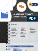 Glosario de Terminos Administrativos