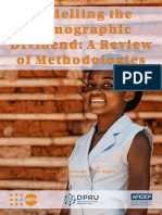 Modelling The Demographic Dividend - A Review of Methodologies v5 1