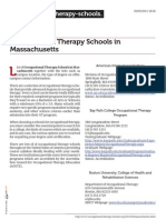Occupational Therapy Schools in Massachusetts