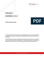 Apostila Parte 2 - Pjecalc Versão 2.5.5