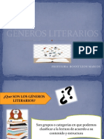 GÉNEROS LITERARIOS