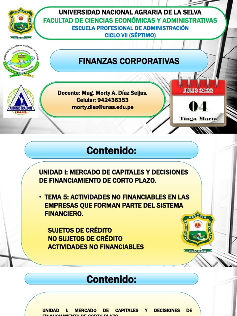 Finanzas Corporativas 04-07-2023 | PDF | Lavado de dinero | Economias