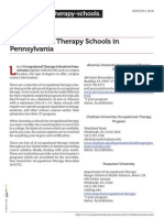 Occupational Therapy Schools in Pennsylvania