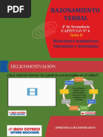 CAPÍTULO 4 Sinonimia-Antonimia