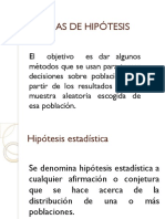 Pruebas de Hipotesis