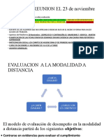 Evaluacion A La Modalidad A Distancia