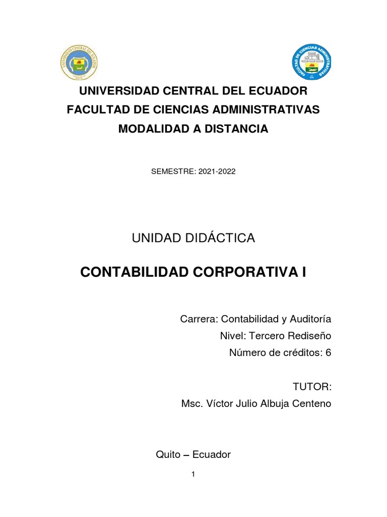 Unidad 1 | PDF | Estado financiero | Contabilidad
