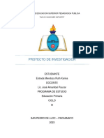 Proyecto de Investigaciòn - Ruth Karina Estrada Mendoza