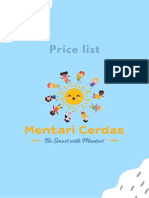 Price List Preschool Mentari Cerdas (Edit 27 Apr 23)
