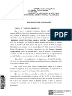 Resolución de Liquidación Empresa Claro