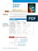 Use Properties of Exponents: For Your Notebook