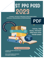Pretest PPG PGSD 2023 Pedagogik Dan Profesional