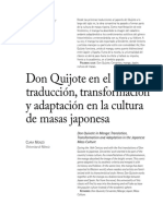 Don Quijote en El Manga Traduccion Trans